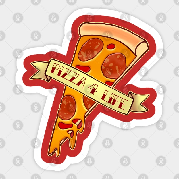 Pizza 4 Life Sticker by kgullholmen